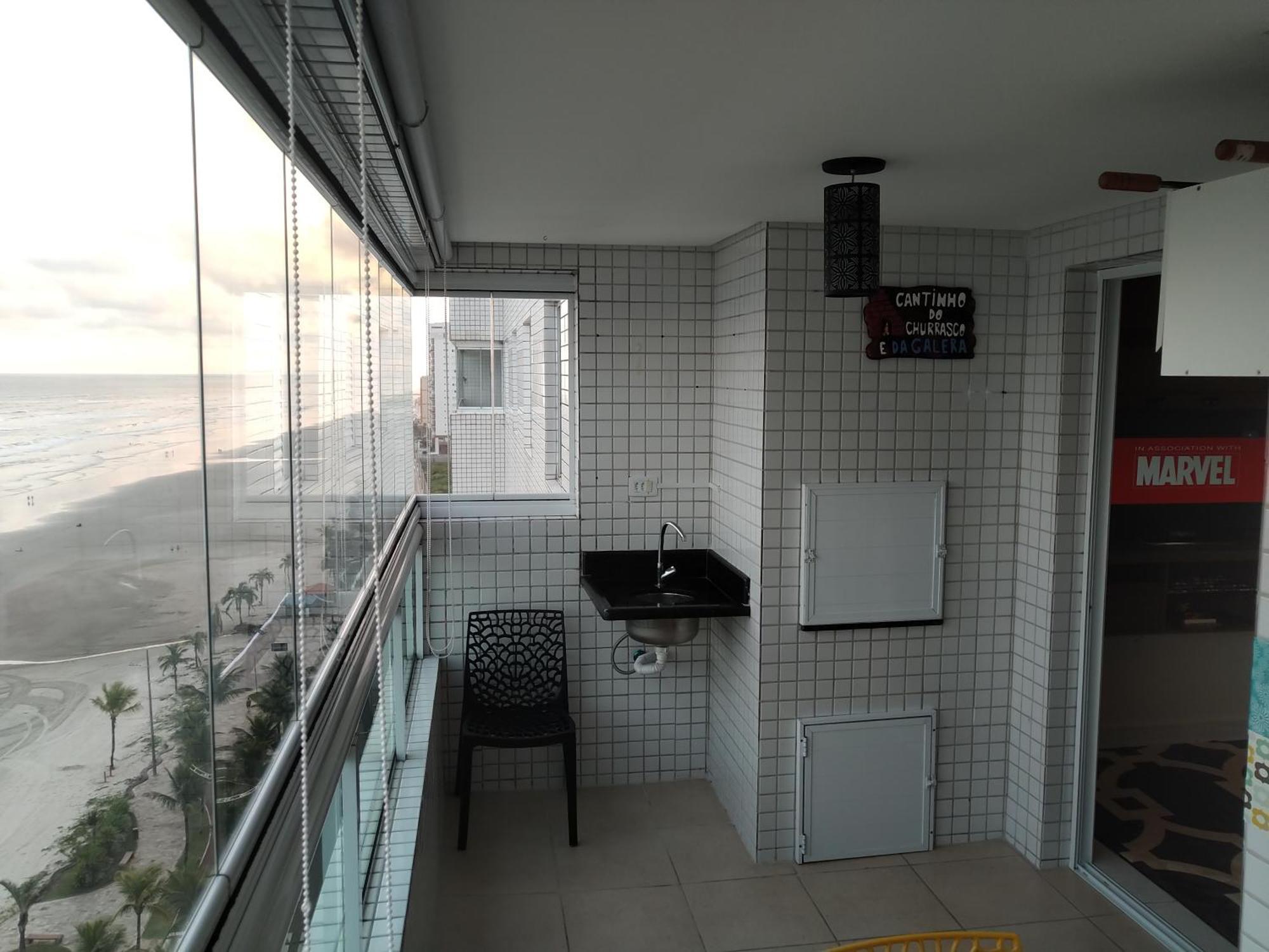 Apartamento Frente Mar Pe Na Areia Praia Grande  Eksteriør billede